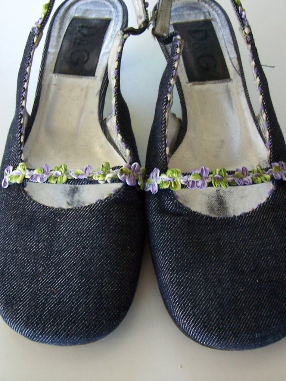 Dolce & Cabbana  Sling Backs Euro Size 38.5 US Size 8